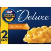 Kraft Deluxe Original Macaroni & Cheese Dinner (2 ct Pack, 14 oz Boxes) view 1