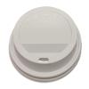 SOLO Cup White Traveler Drink-Thru Lids for Solo Duo Shield Hot Cups 20oz and 24oz, TLP20, 100 Pack (100, 4") view 1