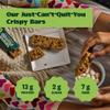 Simply Protein - Peanut Butter Chocolate Crispy Bars - Plant Based Protein Bars - Low Carb, Low Sugar, High Fiber - 13g Protein, 2g Sugar, 7g Fiber - Vegan, Gluten Free, Non GMO, Kosher - 32 Bars view 3