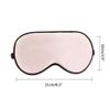 AKOAK Natural Mulberry Silk Sleep Mask,Super Smooth and Soft Block Lights Comfortable Sleeping Mask with Adjustable Strap for Men, Women and Kids (Light Pink) view 2