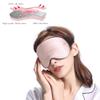 AKOAK Natural Mulberry Silk Sleep Mask,Super Smooth and Soft Block Lights Comfortable Sleeping Mask with Adjustable Strap for Men, Women and Kids (Light Pink) view 3