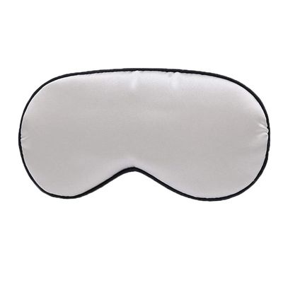 AKOAK Natural Mulberry Silk Sleep Mask,Super Smooth and Soft Block Lights Comfortable Sleeping Mask with Adjustable Strap for Men, Women and Kids (Silver/Grey)