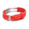 LiFashion LF Personalized Name ICE Custom Stainless Steel Silicone Rubber Chain Medical ID Health Alert Monitoring Systems Adjustable Bracelet for Men Women Teens,Free Engraving Customized view 3