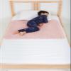 PeapodMats Bedwetting & Incontinence Waterproof Bed Mat - Reusable Underpad. Secure Placement & Breathable. Washable. Enviro Friendly 3x3 (Peach/Pink) Mattress Protector & Pee Pad for Kids & Adults view 1
