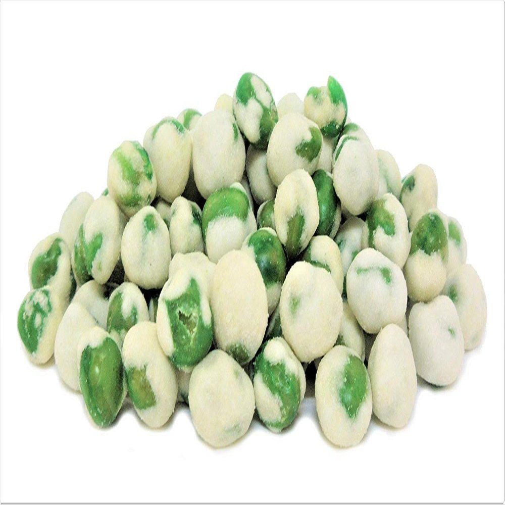 Wasabi Peas - Crunchy Oriental Spicy Snack - by Its Delish, 3 Oz Bag | Dried Green Pea Coated in Hot Wasabi Japanese Snacks, No Artificial Color or Dyes Added | Kosher & Vegan
