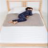 PeapodMats Bedwetting & Incontinence Waterproof Bed Mat - Reusable Underpad. Secure Placement & Breathable. Washable. Enviro Friendly 3x3 (Sand) Mattress Protector & Pee Pad for Kids & Adults view 1