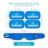 Face Ice Pack Wrap for TMJ Relief, Wisdom Teeth, Jaw, Head and Chin, 4 Reusable Hot and Cold Gel Packs, Pain Relief for Mouth, Oral and Facial Surgery view 3