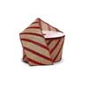 Red Glitter Striped Ribbon - 2 1/2" x 10 Yards, Valentines' Day, President's Day, Gift Wrapping, Wreath Decoration, Garland, Tree Topper Bow, Boxing Day, Arts and Crafts, Rustic, Christmas view 1