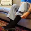 Catawba Sox Foot Comfort 6 Pairs Diabetic Care Crew Unisex Socks (Black, Large) view 2