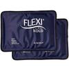 2 FlexiKold Gel Ice Packs - Ice Packs for Injuries Reusable, Back Pain Relief, Knee Ice Pack Wrap, After Surgery, Ice Pack for Knee - 6303-COLD-2PK by NatraCure - Medium  2PK view 1
