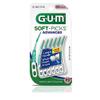 GUM Soft-Picks Advanced, Easy to Use Dental Picks for Teeth Cleaning Health, Disposable Interdental Brushes with Convenient Carry Case, Dentist Recommended Dental Picks, 90 Count (Pack of 3) view 2