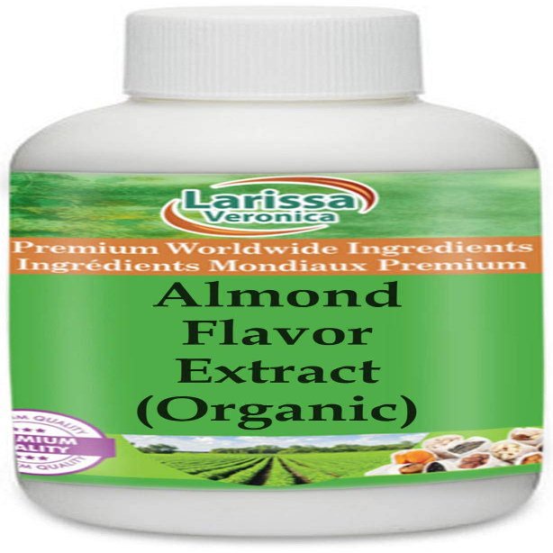 Almond Flavor Extract (Organic) (16 oz, ZIN: 527400) - 2 Pack