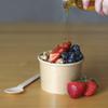 UNIQ 250-Count 12 oz Paper Freezer Containers with Lids Kraft Color | Durable Ice Cream Containers with Non-Vented Lids | Frozen Dessert Supplies view 3