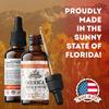 Arnica Tincture, Organic Arnica Extract (Arnica Montana) Dried Flower Herbal Supplement, Non-GMO in Cold-Pressed Organic Vegetable Glycerin, 700 mg, 2 oz (60 ml) view 4