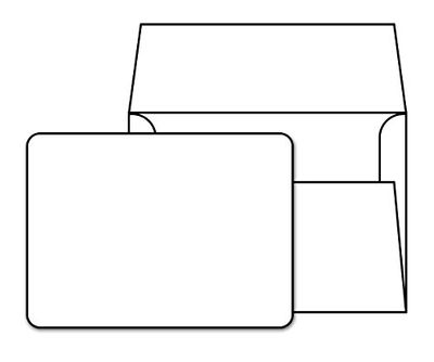 A1 - Heavyweight Blank White Note Cards and Envelopes | 4.78" x 3.5" Inches | 250 Cards and 250 Envelopes | Not a Fold Over Card