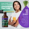Lemongrass Tincture, Organic Lemongrass Extract (Cymbopogon Citratus) Herbal Supplement, Non-GMO in Cold-Pressed Organic Vegetable Glycerin, 700 mg, 2 oz (60 ml) view 2