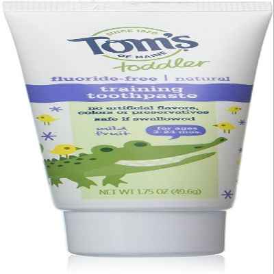 Tom's of Maine Flouride Free Children's Toothpaste, Mild Fruit Flavor - 1.75 oz - 2 pk