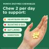 Yuve Naturals Chewable Papaya Enzymes - Sugar-Free Plant-Based Digestive Enzyme Complex for Gas, Bloating & Post-Meal Comfort - Vegan, Non-GMO, Gluten-Free - 90ct view 2