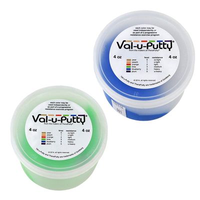 Val-u-Putty Exercise Putty - Lime, Blueberry - 4 oz Each - Bundle