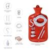 Enema Bag Kit 2 Quart Home Water & Coffee Colon Cleansing Kit BPA Free Hot-Water Bag with 5 Foot Long Hose view 2