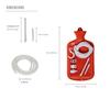 Enema Bag Kit 2 Quart Home Water & Coffee Colon Cleansing Kit BPA Free Hot-Water Bag with 5 Foot Long Hose view 3