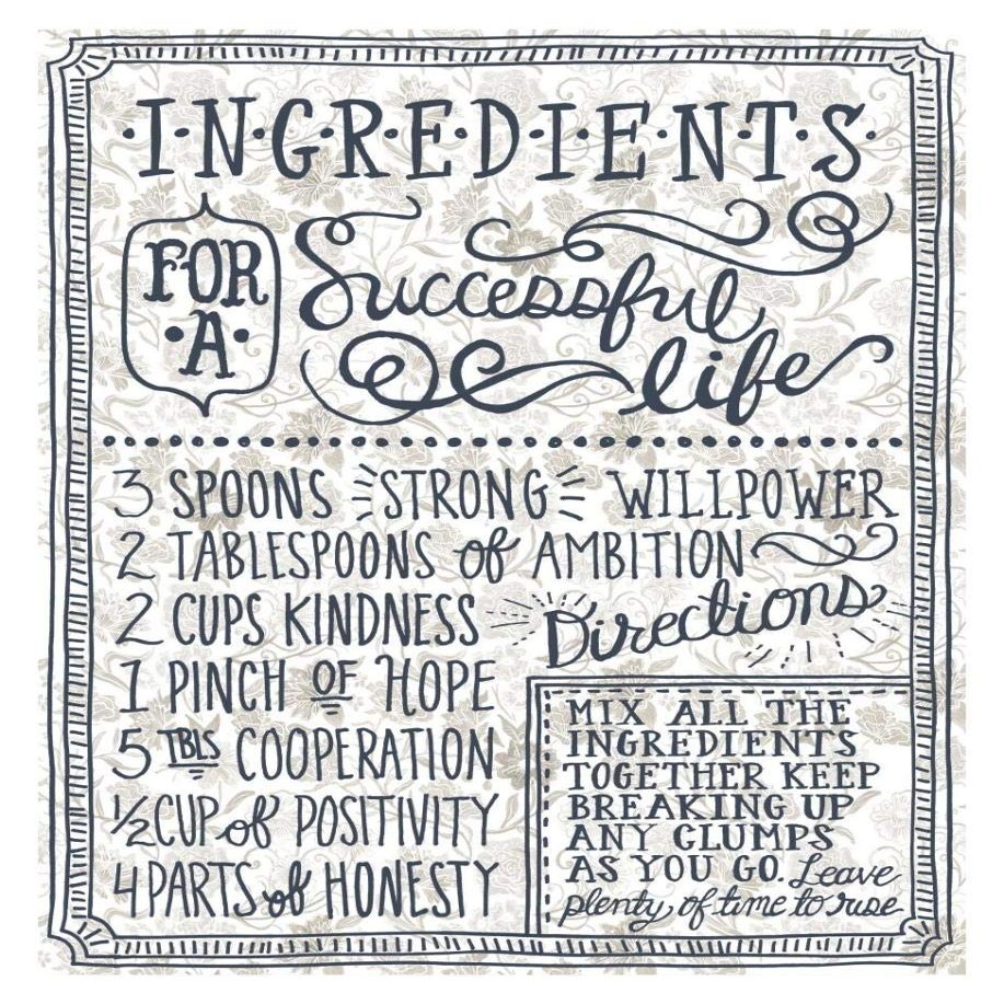 Ingredients for Life Ditzy Floral I Neutral -PaperArt-14 x18