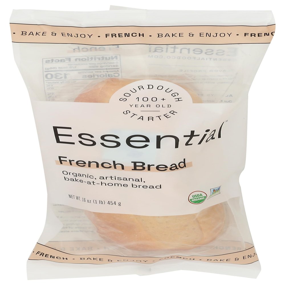 ESSENTIAL BAKING COMPANY Organic French Take & Bake Bread, 16 OZ