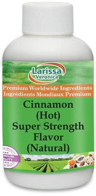Cinnamon (Hot) Super Strength Flavor (Natural) (8 oz, ZIN: 527642)
