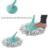 Spotzero By Milton Spin Mop Spares Set Handle with Microfibers Refill(Compatible with Prime, E-Elite, Classic, Ace Mops) (DCPDFLR076ASSR0024) (Aqua Green) view 3
