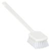 20-1/4"L Polypropylene Long Handle Scrub Brush, White view 1