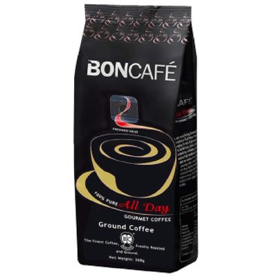 Boncaf 100% Ground Gourmet Coffee 200g (All Day, 12 Pack)