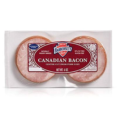 Habbersett Canadian Bacon 6 Oz (8 Pack)