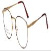 Linda Evans Designer Oval Reading Glasses LE-169 in Demi Amber 53mm +1.50 view 1