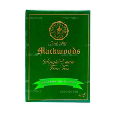 Sri Lanka Ceylon Mackwoods Single Estate Tea Broken Orange Pekoe Fannings 200g