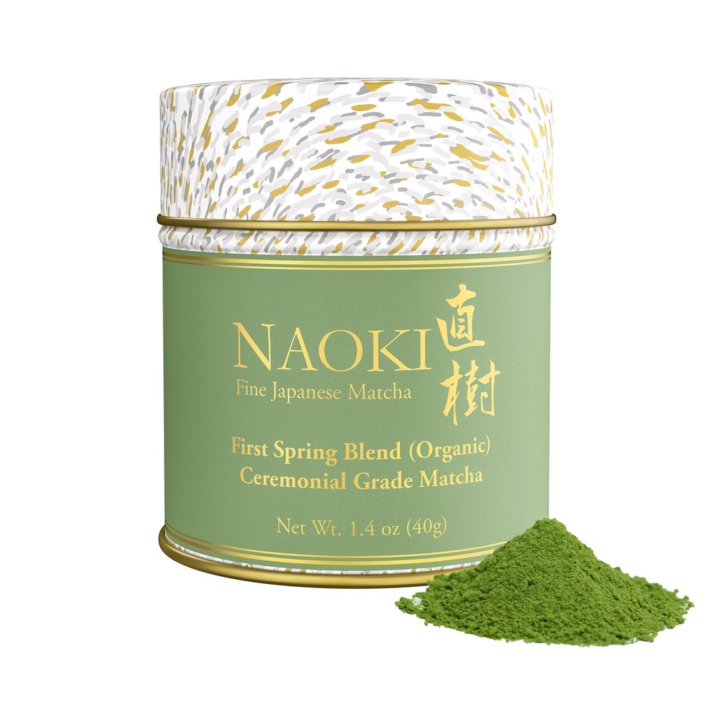 Naoki Matcha Organic Ceremonial First Spring Blend Authentic Japanese First Harvest Ceremonial Grade Matcha Green Tea Powder from Kagoshima, Japan (40g / 1.4oz)