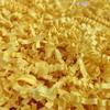 Black Cat Avenue 1 LB Canary Yellow Crinkle Cut Paper Shred Filler for Gift Wrap and Basket Filler view 1