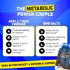 Herbtonics Apple Cider Vinegar + Keto BHB GLP-1 Support, 120 Capsules view 3