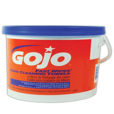 GOJO 6299-02 Fast Wipes Hand Cleaning Towel, Capacity, Volume, Standard, Orange (Pack of 450)