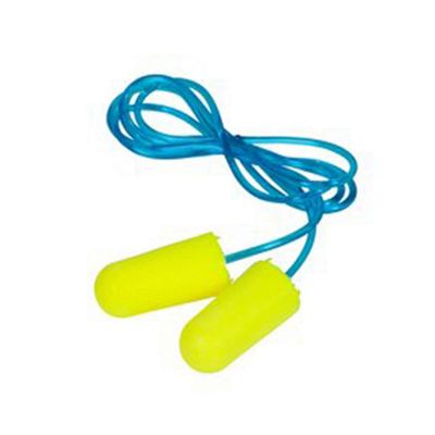 3M E-A-R 10078371670556 Express Corded Earplug W/Colored Grip, 100 Pairs, Standard, Blue (Pack of 2000)