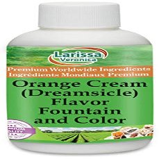 Orange Cream (Dreamsicle) Flavor Fountain and Color (1 oz, ZIN: 528196) - 2 Pack