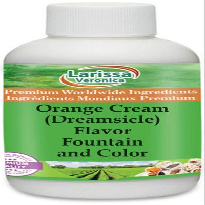 Orange Cream (Dreamsicle) Flavor Fountain and Color (16 oz, ZIN: 528199) - 2 Pack