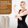 Comfort Elastic Bandage Wrap (6" 4 Pack)  Single Hook & Loop Closure  NexSkin Premium Cotton, Latex-Free Compression Wrap  Soft, Hypoallergenic & Reusable Support for Waist, Legs, Elbow & Knee view 2