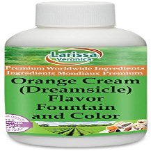 Orange Cream (Dreamsicle) Flavor Fountain and Color (4 oz, ZIN: 528197) - 3 Pack