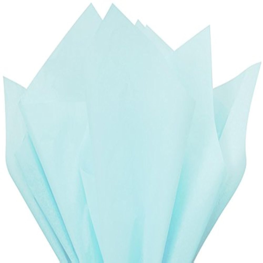 Light BlueTissue Paper 15inches x 20 inches 120 Sheets Premium Quality Gift wrap Paper by A1 bakery supplies
