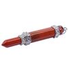 Nupuyai Crystal Point Stone Pendant Necklace for Unisex, Healing Crystals Pendulum Divination Reiki Chakra view 1