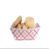1000ct Disposable Paper Food Tray (1/2 LB) - Red Check Food Tray, USA MADE, Recyclable, Biodegradable, Compostable, Great for Picnics, Carnivals, Party, Camping, BBQ, Restaurants, Fries (0.5lb) view 4