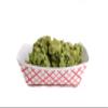 50ct Heavy Duty Disposable Paper Food Tray (2 LB) - Red Check Food Tray, USA MADE, Recyclable, Biodegradable, Compostable, Great for Picnics, Carnivals, Party, Camping, BBQ, Restaurants, Fries view 4