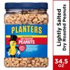 Planters Lightly Salted Dry Roasted Peanuts (34.5 oz Jars) view 4