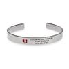 A & L Engraving Personalized Stainless Steel Medical Alert Bangle ID Bracelet Custom Engraved Free - Ships from USA view 2