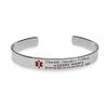 A & L Engraving Personalized Stainless Steel Medical Alert Bangle ID Bracelet Custom Engraved Free - Ships from USA view 3